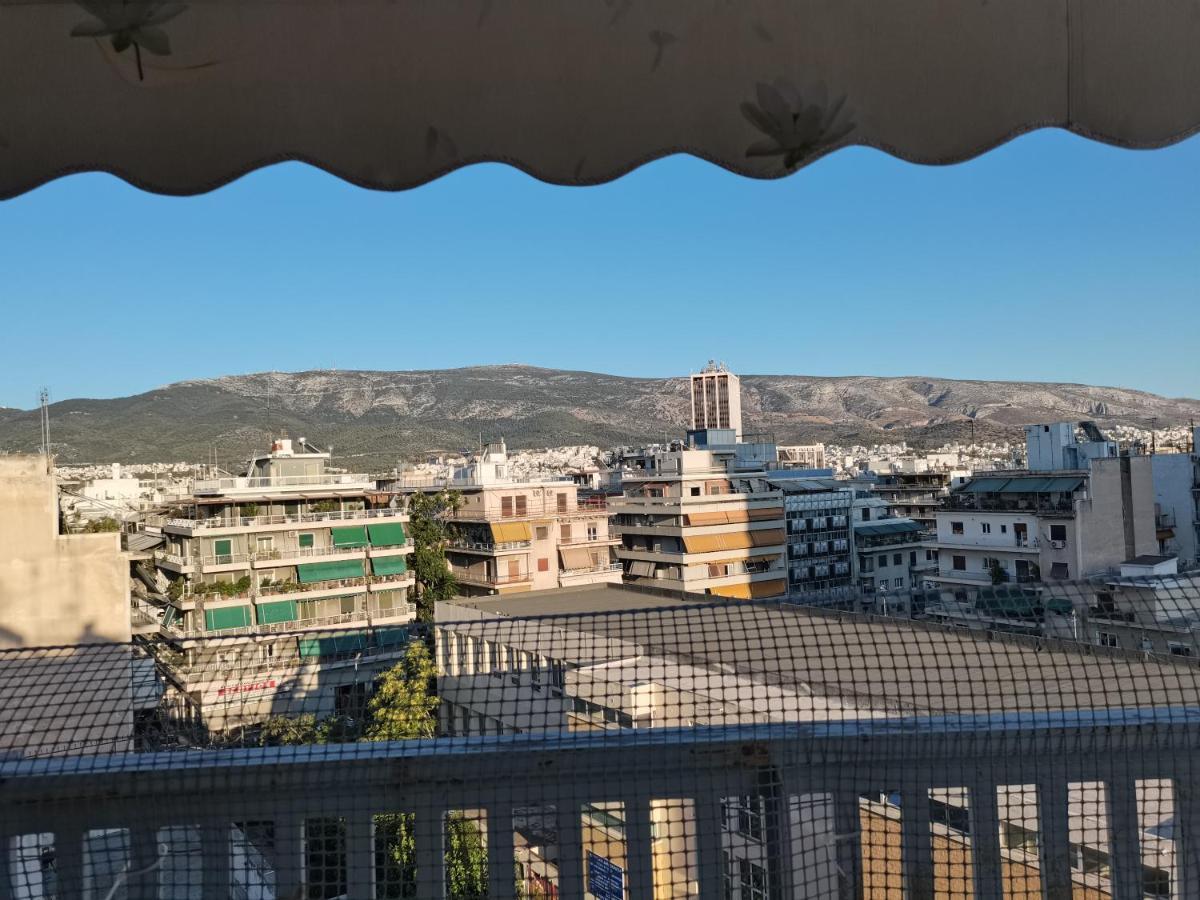 Penthouse Spacious W Super Wifi & Terrace, 2 Min From Metro Athen Exterior foto
